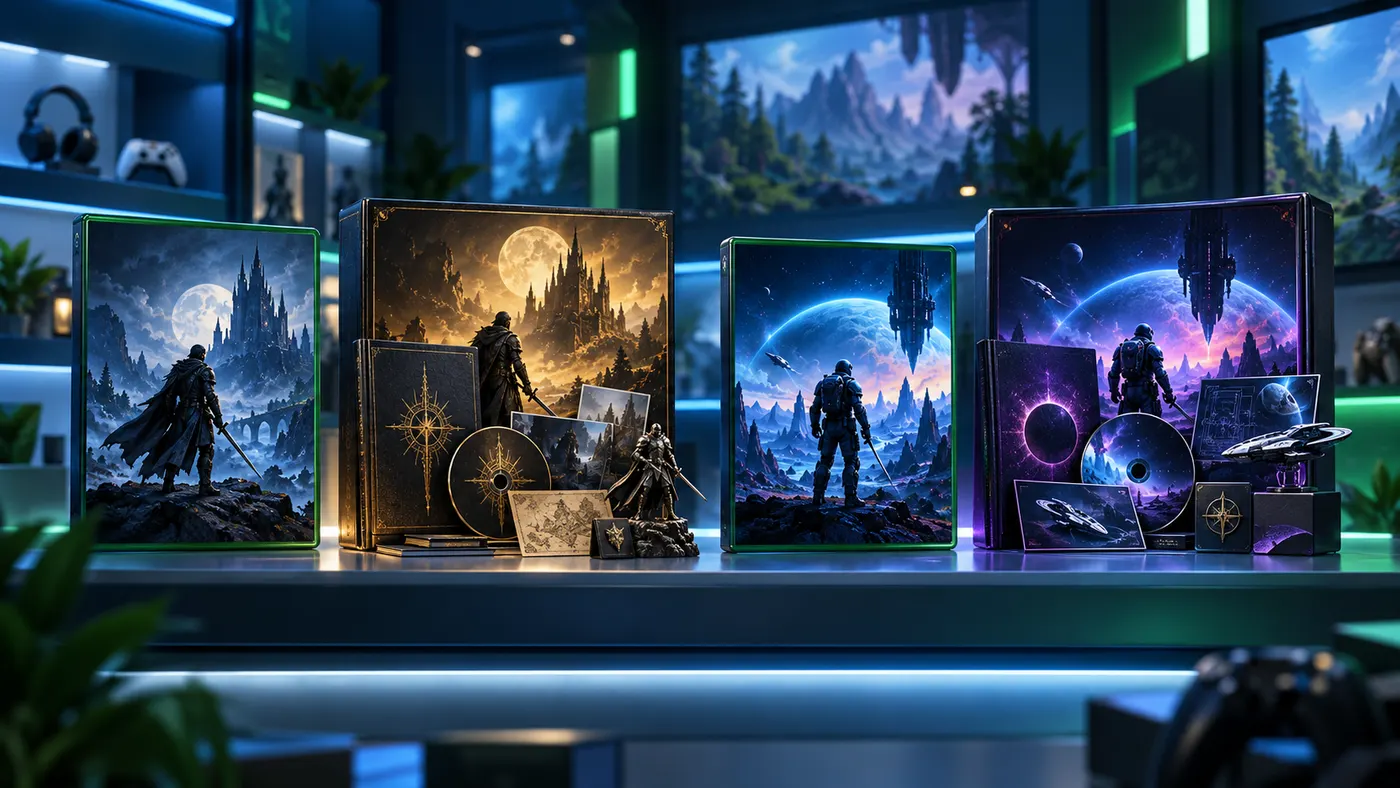 Standart kutu ile yanında sanat kitabı ve soundtrack eklenmiş deluxe kutu